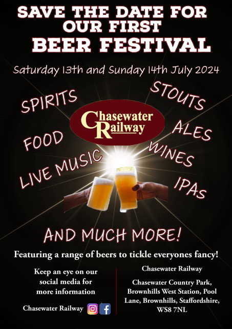 Chasewater Railway Beer Festival & Brewery Day
