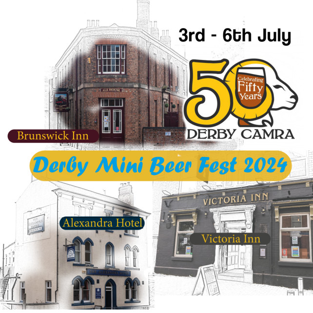 Derby CAMRA's 50th Mini Beer Festival
