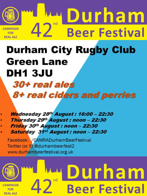42nd CAMRA Durham Beer Festival