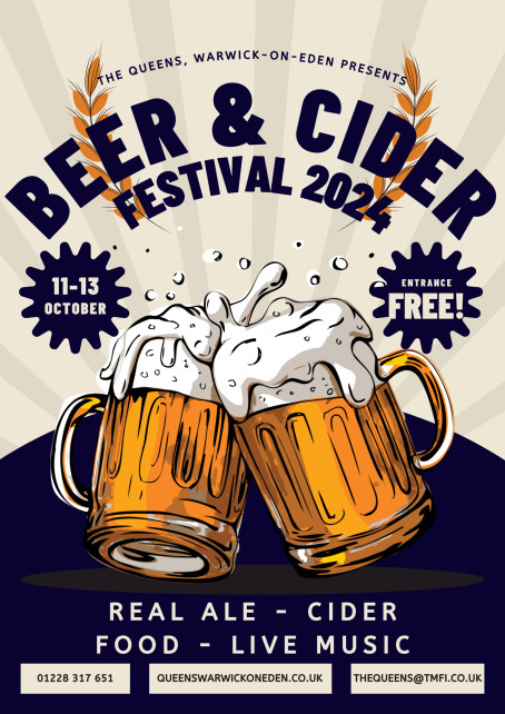 Beer & Cider Festival @ The Queens, Warwick-on-Eden