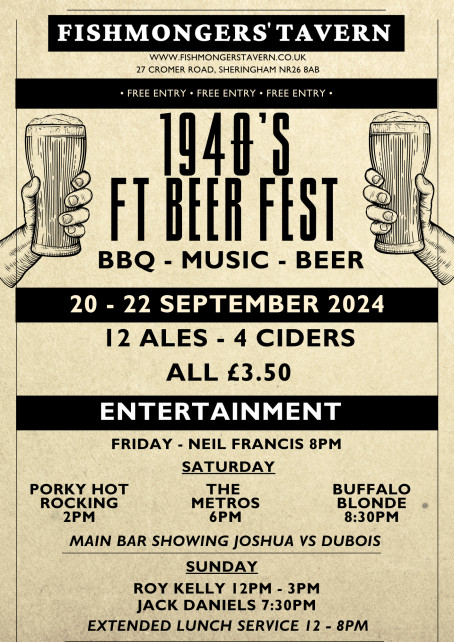 Fishmongers' Tavern 1940s Beer Fest