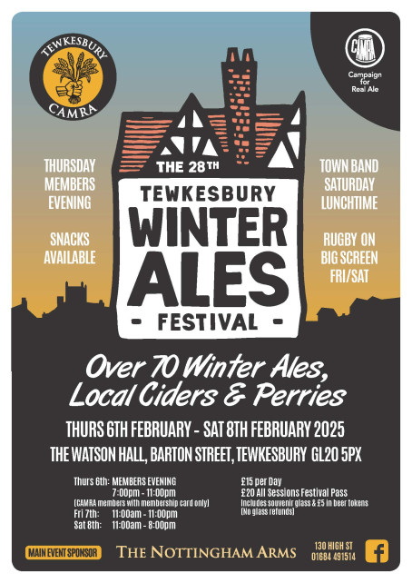 Tewkesbury Winter Ales Festival (TWAF2025)