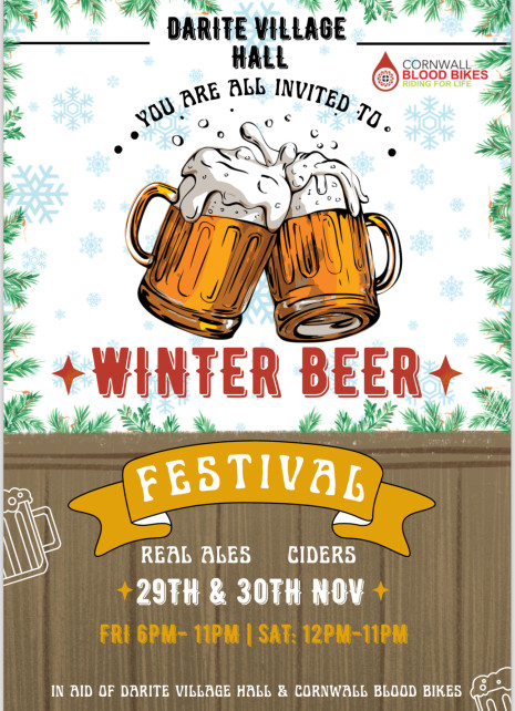 Darite Village Hall Winter Beer Festival