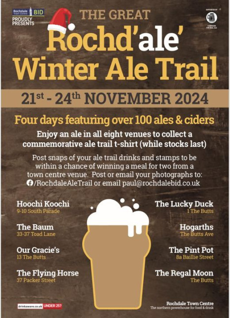 Rochd'ale Winter Ale Trail 2024