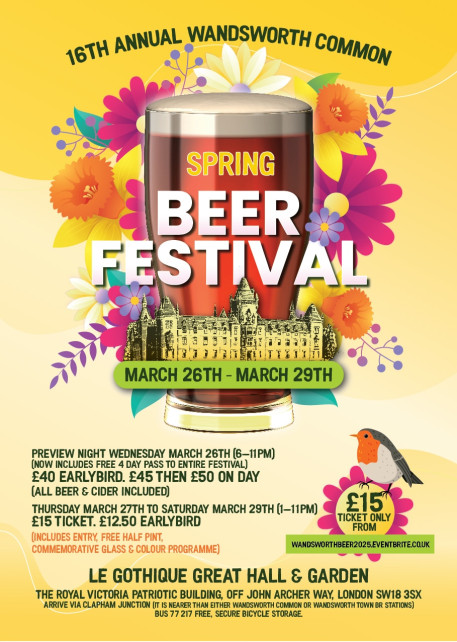 16th Wandsworth Common Spring Beer & Cider Festival