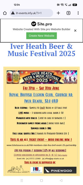 Iver Heath Beer and Music Festival