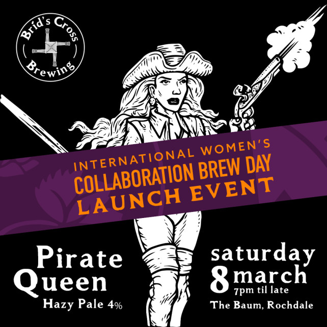 Bríd's Cross Brewing IWD Pirate Queen launch