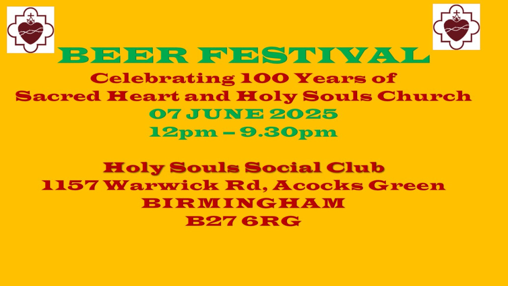 Beer & Cider Festival - Holy Souls 100 Year Celebration - Acocks Green, Birmingham