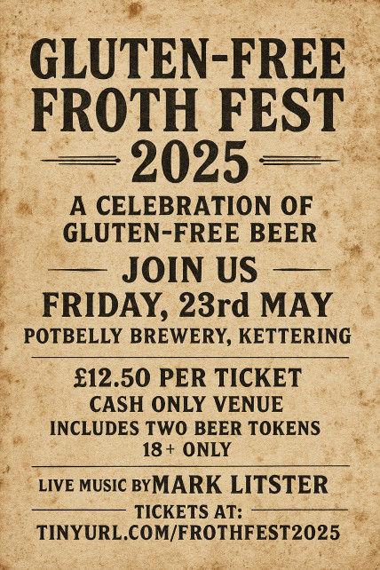 The Northamptonshire Gluten-Free Froth Fest 2025