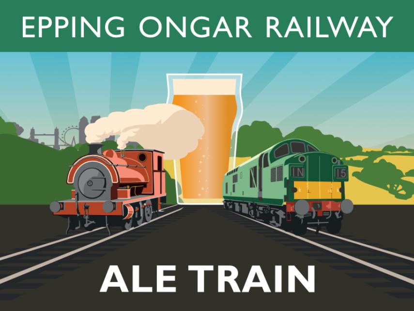 Steam Hauled Ale Train