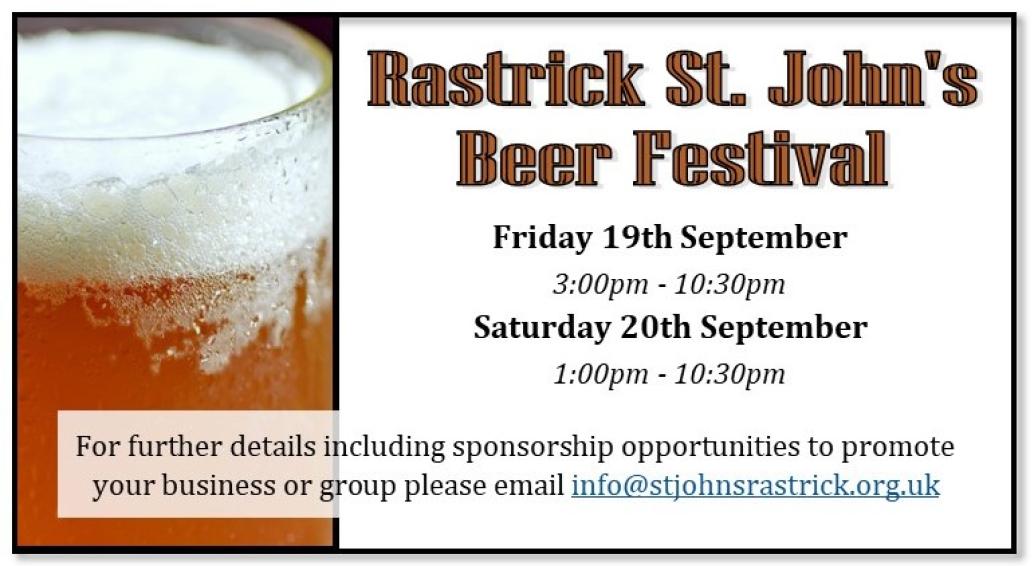 Rastrick St Johns Beer Festival
