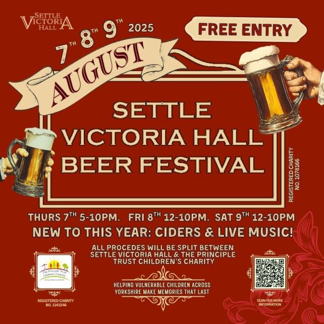 Settle Victoria Hall Beer Festival 2025