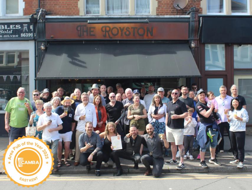 East Kent Area CAMRA Pub of the Year 2025 Presentation