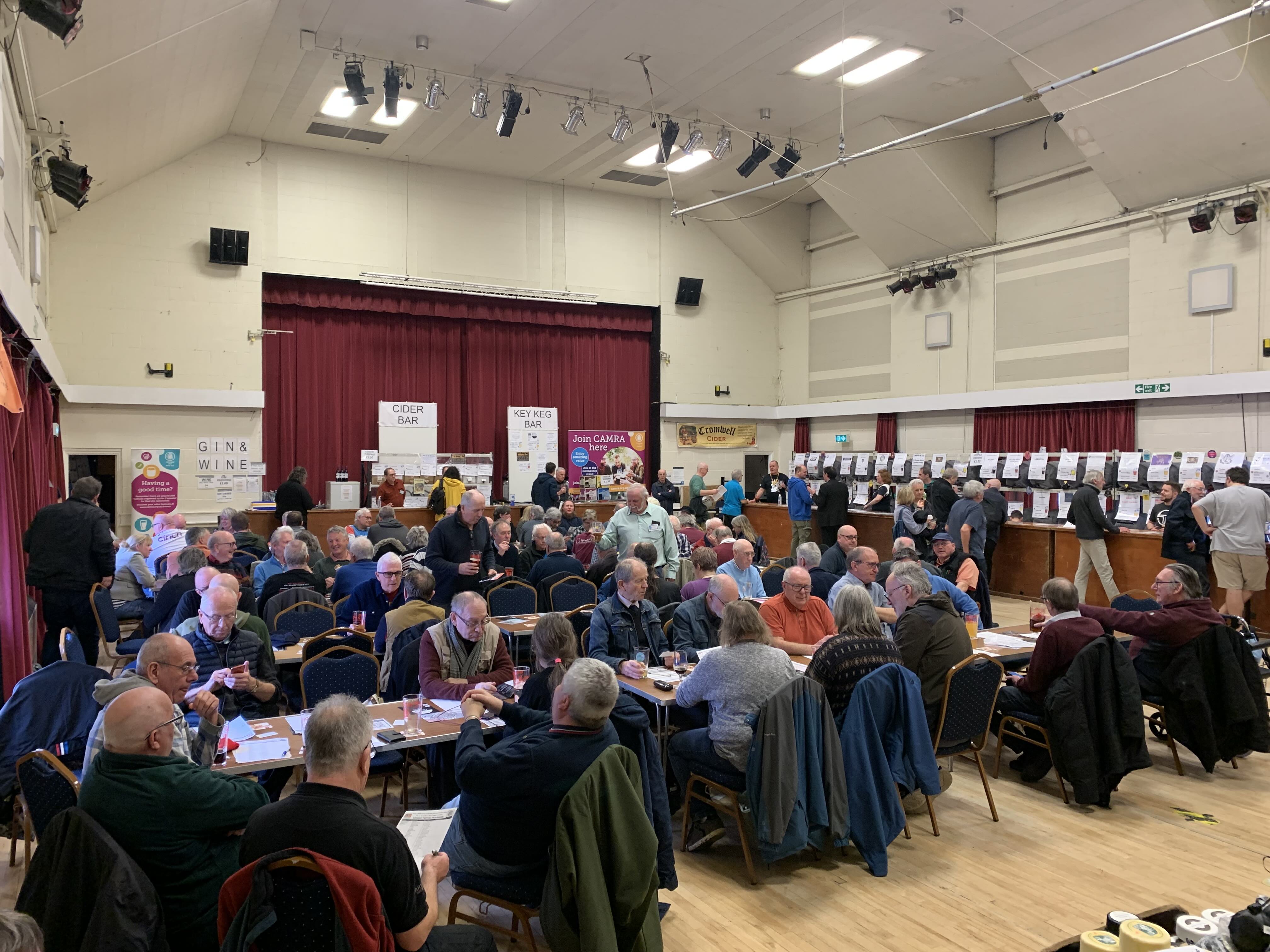 Photo from the Hunts CAMRA's Autumn 'Booze on the Ouse' Beer & Cider Festival