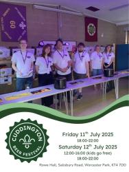 Photo from the Cuddington Beer Festival