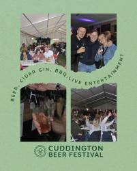 Photo from the Cuddington Beer Festival