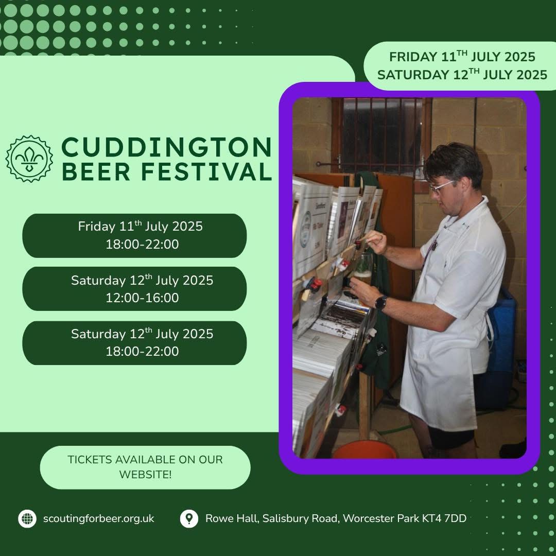 Photo from the Cuddington Beer Festival