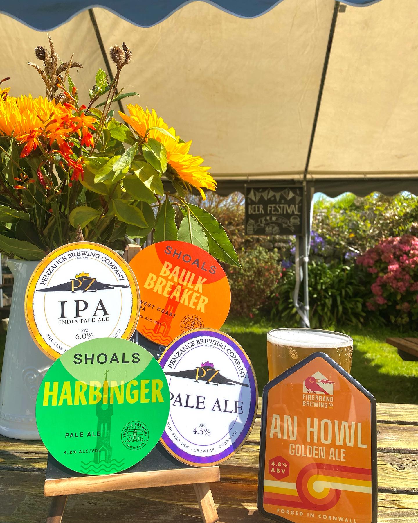 Photo from the The Botallack Beer Festival at the Queens Arms