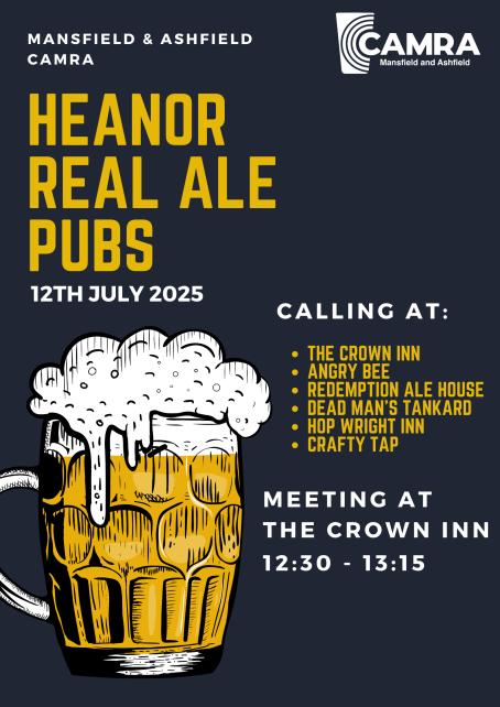 Mansfield & Ashfield Branch Social - Heanor Real Ale Pubs