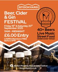 Photo from the Melton Mowbray Beer, Cider & Gin Festival