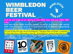 Photo from the Wimbledon Beer Festival