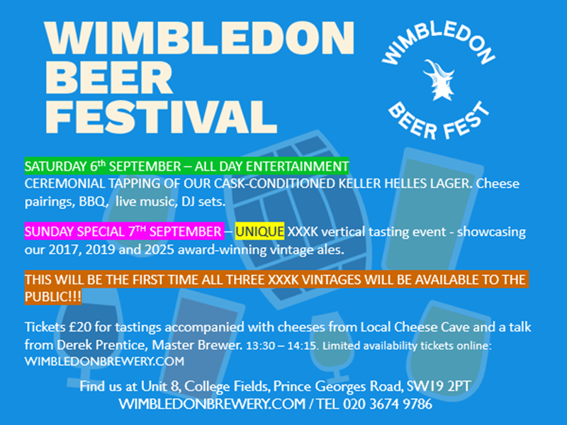 Photo from the Wimbledon Beer Festival