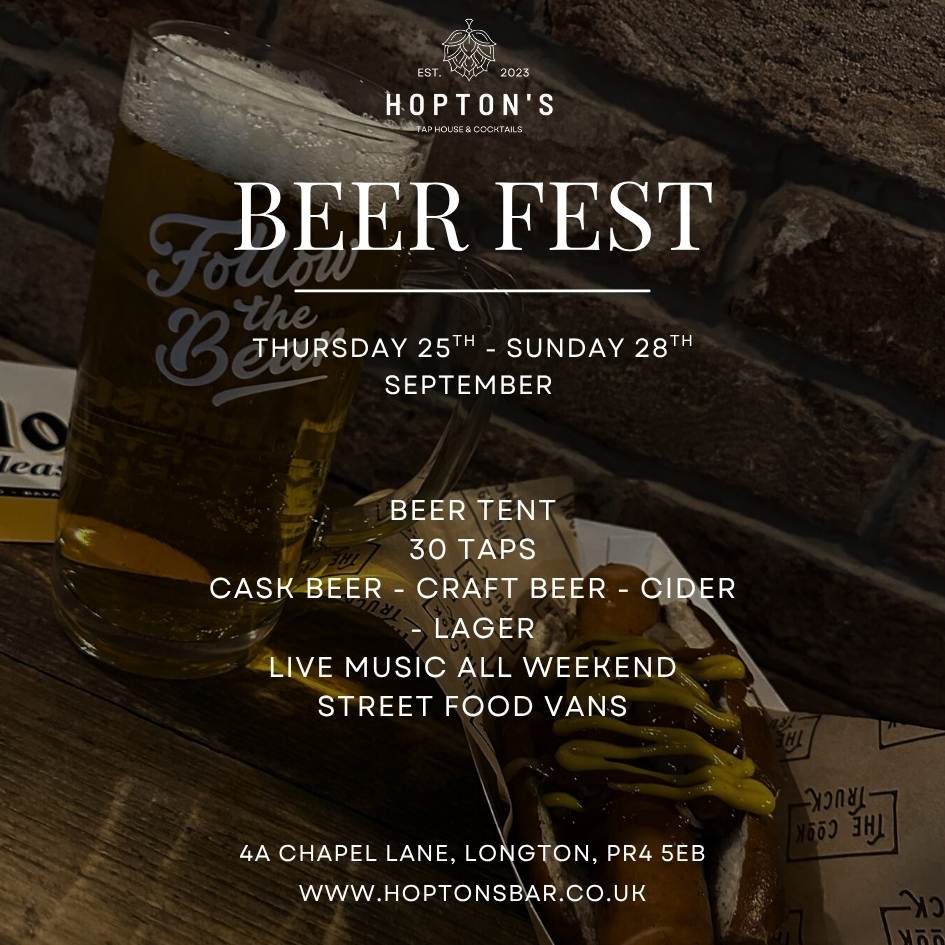 Photo from the Hoptons & Longton Beer Fest