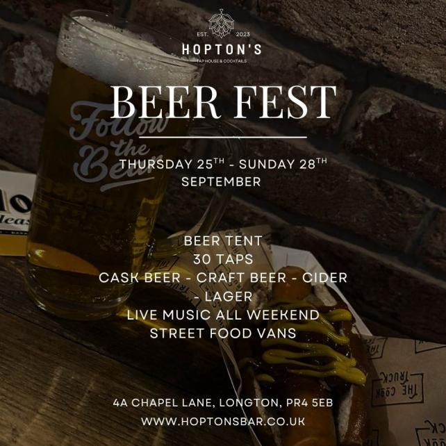 Hoptons & Longton Beer Fest
