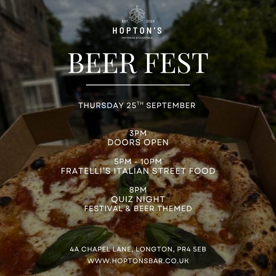 Photo from the Hoptons & Longton Beer Fest