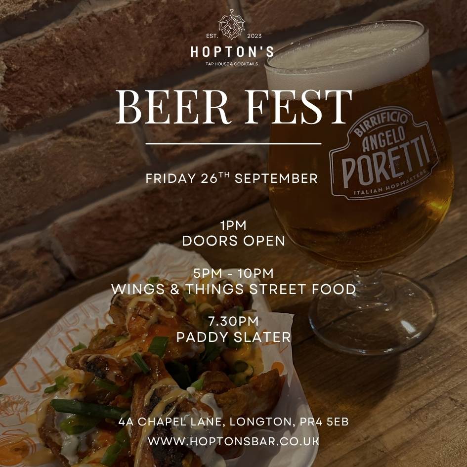 Photo from the Hoptons & Longton Beer Fest