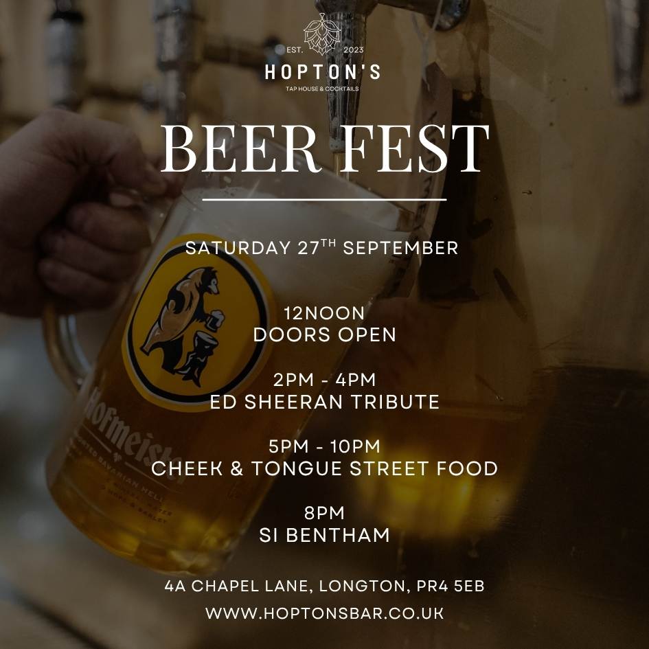 Photo from the Hoptons & Longton Beer Fest