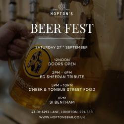 Photo from the Hoptons & Longton Beer Fest