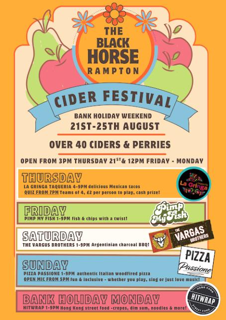 Black Horse, Rampton (Cambridgeshire) Cider Festival