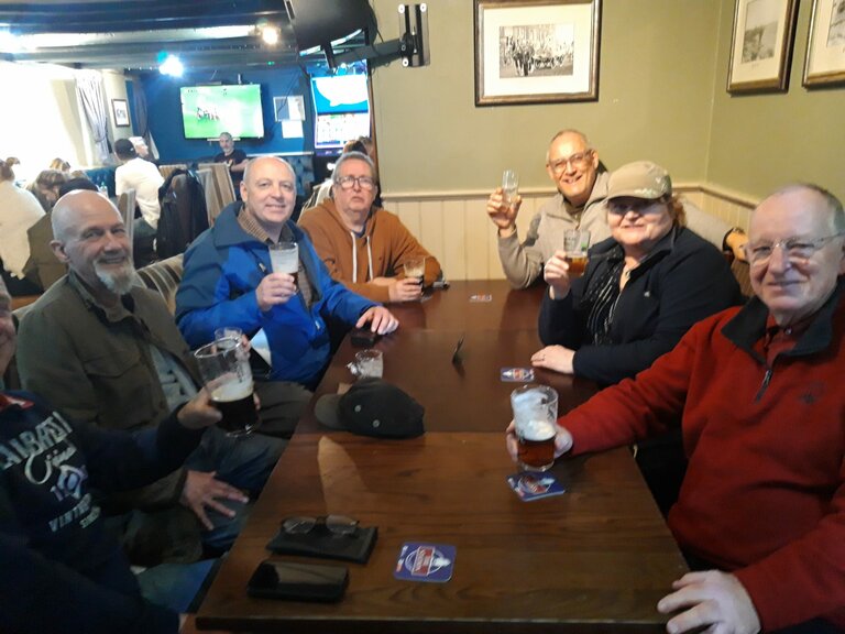 Photo from the Scarborough branch meeting and social