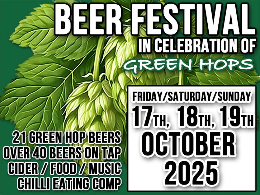 Green Hop Beer Festival - A Celebration of fresh Green Hops