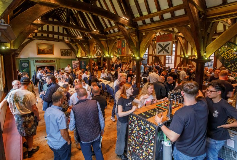 Photo from the Merchant Adventurers' Charity Beer Festival