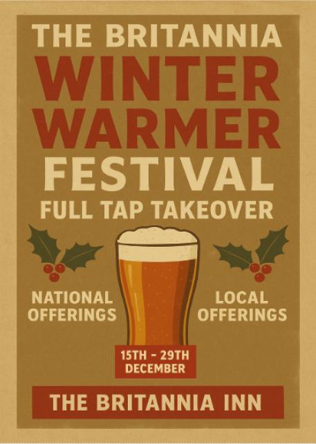 The Britannia Winter Warmer Ale Festival