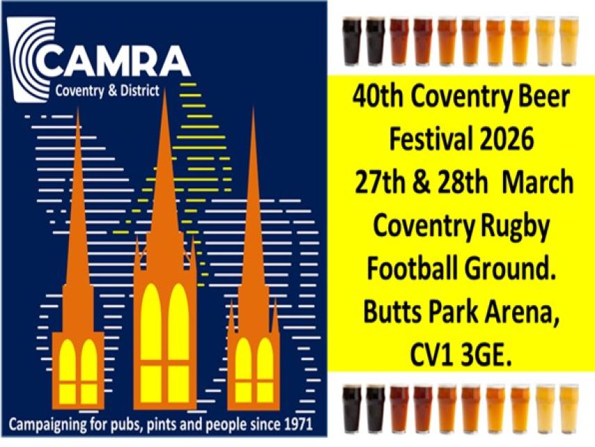 Coventry Beer Festival 2026