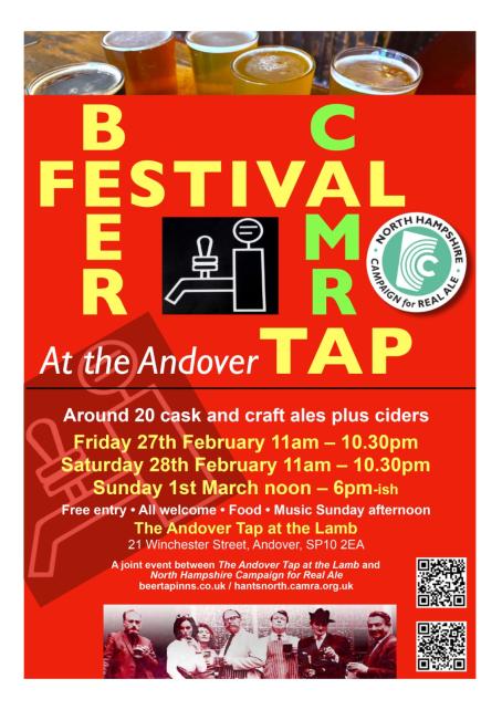 Andover Tap at the Lamb and CAMRA North Hampshire
