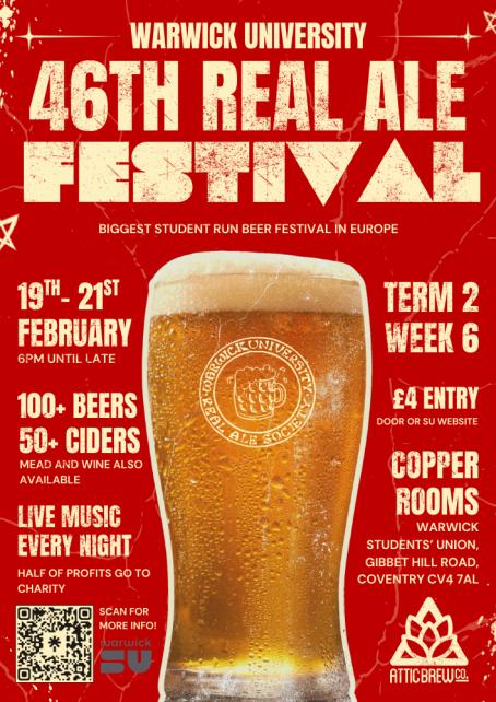 Warwick University 46th Real Ale Festival