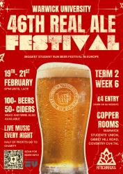Photo from the Warwick University 46th Real Ale Festival