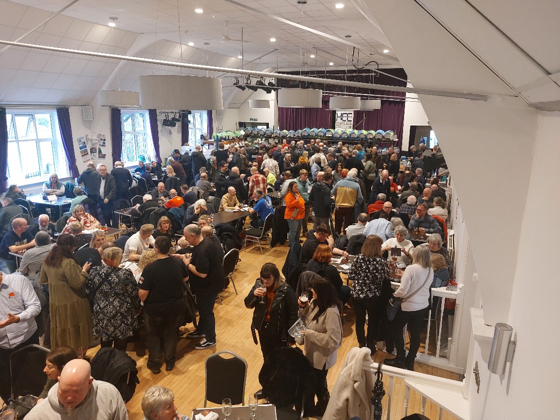 Photo from the Hucknall Beer Festival 