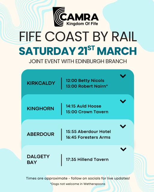 Fife branch social - Coast by Rail