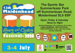 Photo from the Maidenhead Beer & Cider Festival