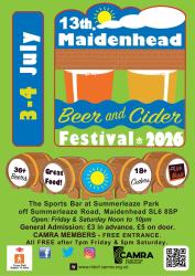Photo from the Maidenhead Beer & Cider Festival