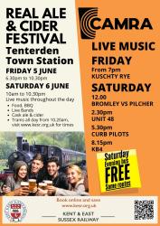 Photo from the KESR Railway Real Ale & Cider Festival