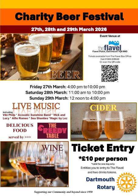 Dartmouth Rotary Charity Beer Festival
