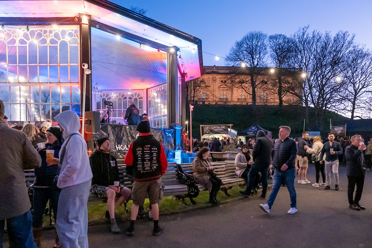 Photo from the Nottingham Independents’ Castle Beer Festival