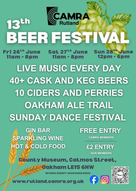 13th Rutland CAMRA Beer Festival
