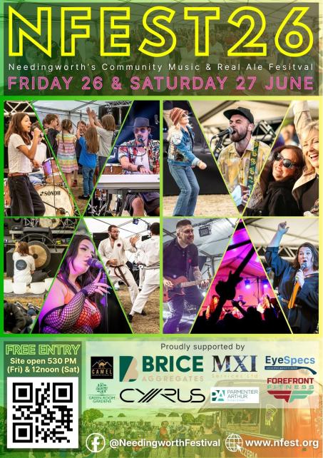 NFEST26 (Needingworth Community Music & Real Ale Festival)